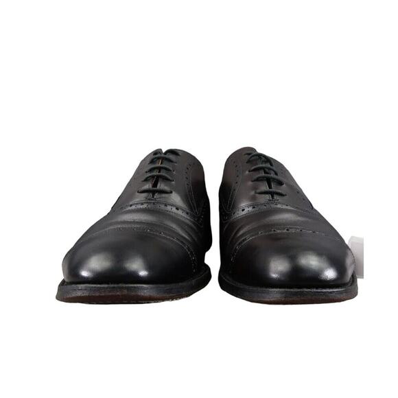 Church's Shoes Mens 9 Oxford Custom Grade Brogue Cap Toe Handcrafted Leather - Picture 2 of 16